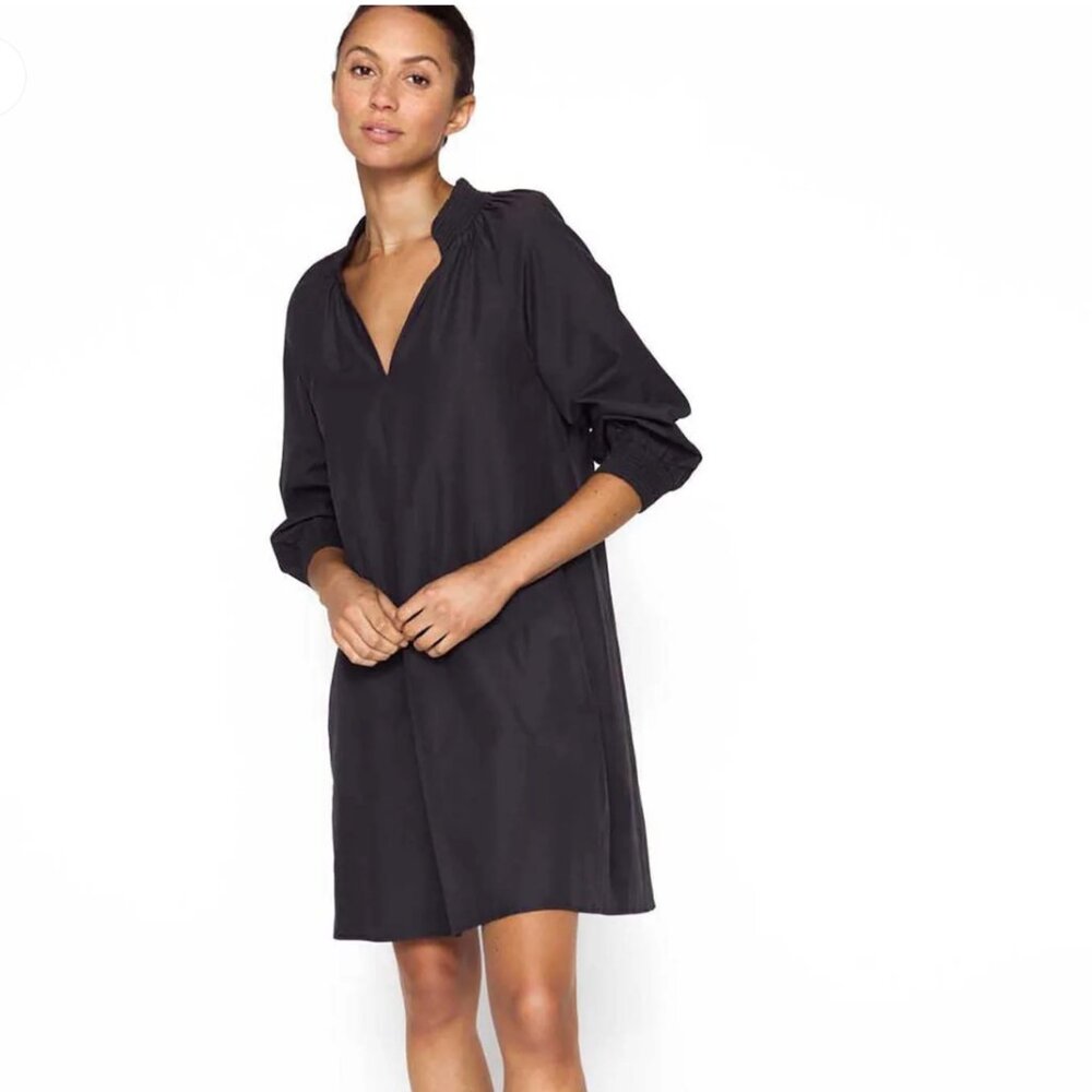 NEW BROCHU WALKER Amaia Dress in Washed Black -- size SMALL